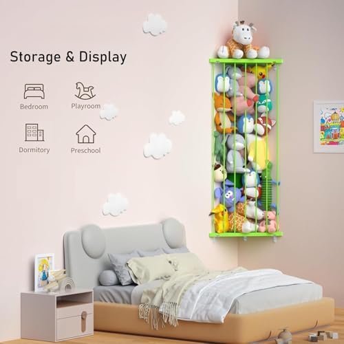 Stuffed Animal Storage Corner Organizer- Stuffed Animal Holder - Image 6