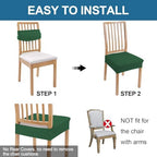 Smiry Waterproof Seat Covers for Dining Room Chairs - Image 5