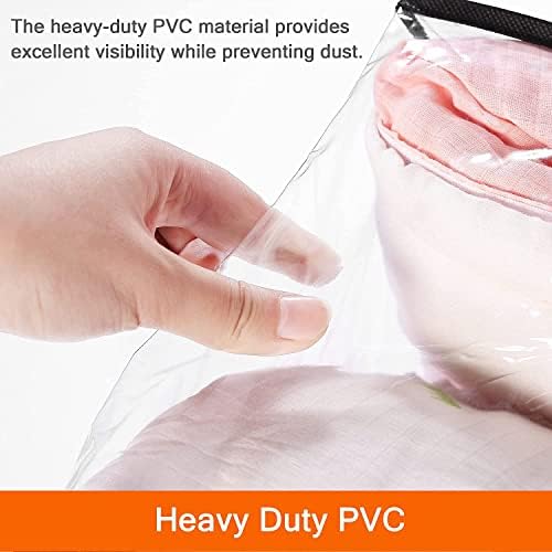 Vieshful 5 Pack Clear Clothes Storage Bags - Image 4