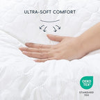 david's kids 2 Pack 38''x25'' Waterproof Mini Crib Mattress Protector, Fitted - Image 2
