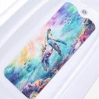 Bathtub Shower Mat 40X16 Inch, for Toddler, Sea Coral - Image 2
