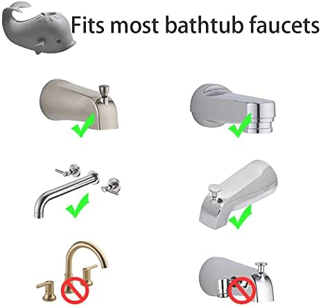 Silicone Whale Bath Spout Cover, Baby Faucet Safety Guard - Image 5
