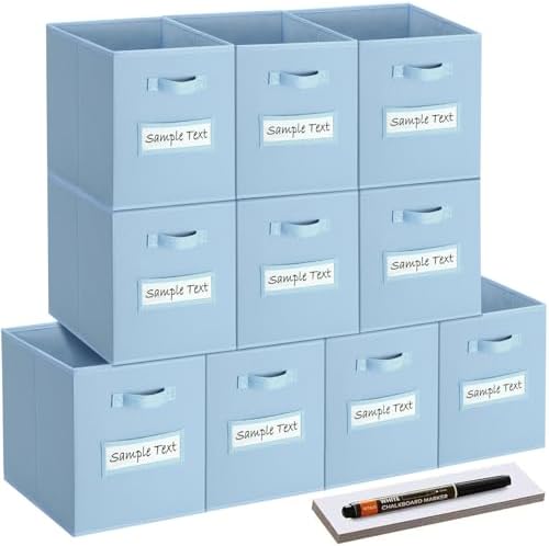 11x11 storage cube bins Foldable Fabric storage cubes by Artsdi