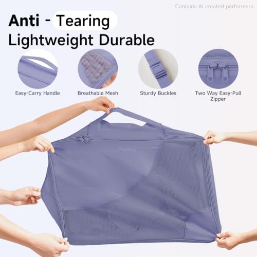 OlarHike Packing Cubes for Travel, Gifts for Women Mom, Anti-Tearing Suitcase - Image 4
