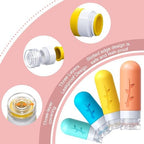 18pack Travel Bottles for Toiletries:Silicone TSA Approved-Containers for - Image 2