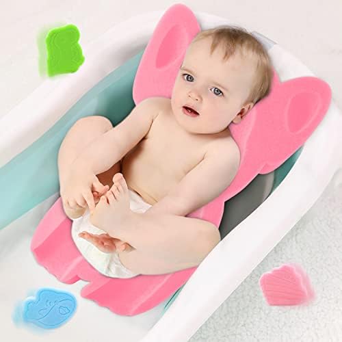 Soft Infant Bath Sponge Elephant Baby Bath Mat Newborn Comfy Foam Skid-Proof - Image 3