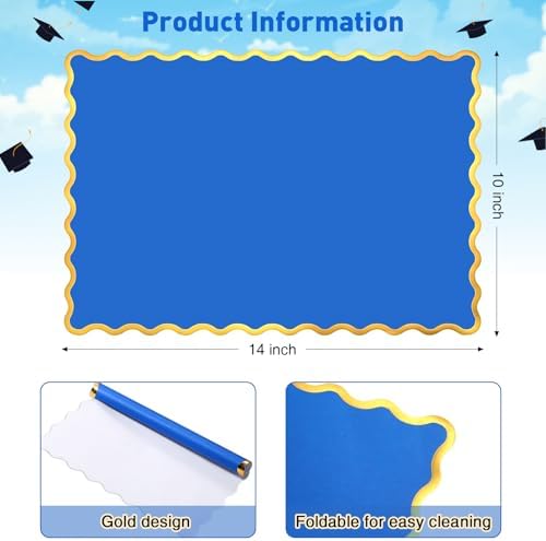 Foldtier 150 Pcs Disposable Paper Placemats Bulk 10"x14" - Image 2