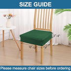Smiry Waterproof Seat Covers for Dining Room Chairs - Image 2