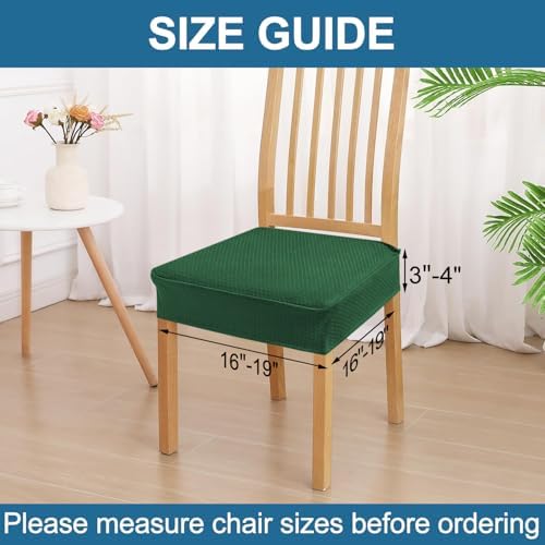 Smiry Waterproof Seat Covers for Dining Room Chairs - Image 2