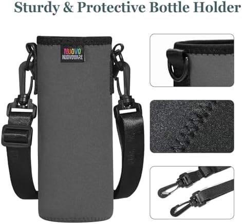 Nuovoware Water Bottle Carrier, Charcoal Gray‌ - Image 3