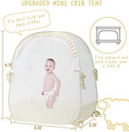 L RUNNZER Pack N Play Tent, Baby Crib Tent to Keep Baby from Climbing Out - Image 2