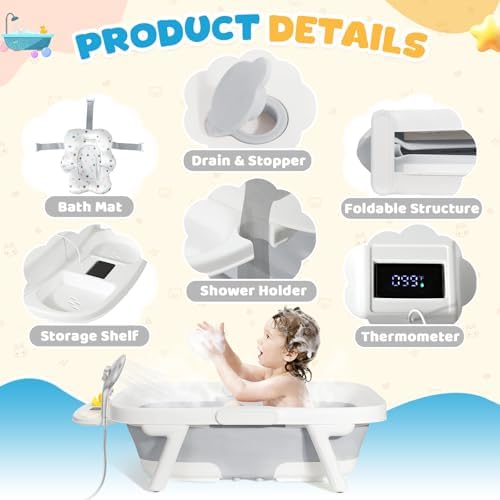 Orzbow Collapsible Baby Bathtub - Image 4