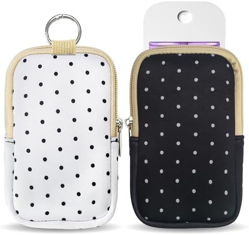 2PCS Hand Sanitizer Spray Case, Hand Sanitizer Holder, Mini Zippered Pouch by Jusen
