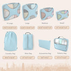 Shacke 8 Set Packing Cubes for Travel, Shoe & Toiletry Bags - Image 4