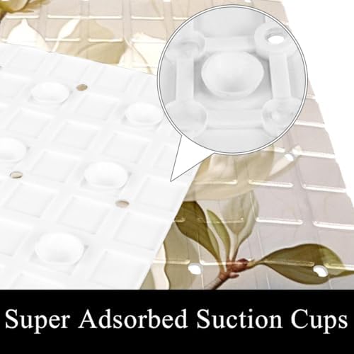 Shower Mat Bathtub Mat, 26.8x15.1 inch, Non-Slip Bath Mat - Image 3