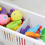 Expandable Bath Tray, 10 Pack Plastic Bathtub Shelf Dishwasher Safe Bath Caddy - Image 2