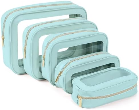 YOPCDJ 5PCS Diaper Bag Organizer Pouch, Cosmetic Bag Set, TSA Approved Toiletry by YOPCDJ
