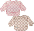 Tiny Twinkle Long Sleeve Bib for Babies & Toddlers | 2-Pack Waterproof Smock by TinyTwinkle
