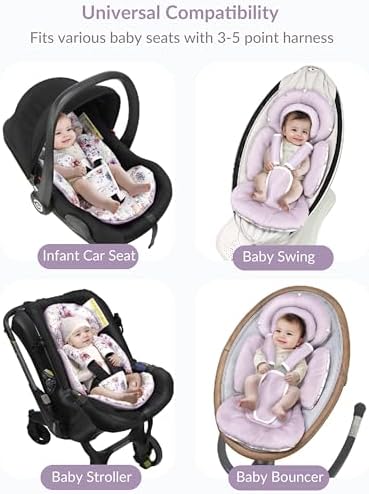 TinlyFinly Infant Car Seat Insert - Image 6