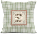 Sage Green Home Sweet Home Throw Pillow Covers, Housewarming Gifts, Farmhouse by LRyeisahh
