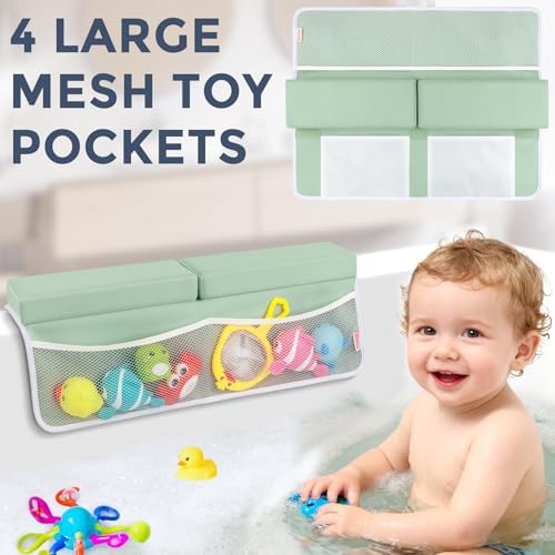 Bath Kneeler and Elbow Rest Pad Set, 1.5” Thick Bathtub Kneeling Mat - Image 6