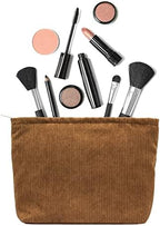 PAZIMIIK Makeup Bag Large Zipper Corduroy Make Up Pouch - Image 4