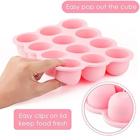 Samuelworld Baby Breast Milk and Food Storage Container, 12 Portions x 2.5oz - Image 3