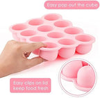 Samuelworld Baby Breast Milk and Food Storage Container, 12 Portions x 2.5oz - Image 3