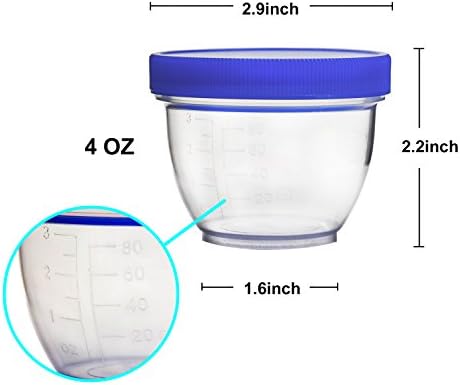 Youngever 18 Pack Baby Food Storage, 4 oz Baby Food Containers - Image 3