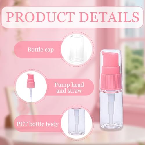 erioctry 10ML Portable Empty Refillable Bottle Cream Shampoo Lotion Treatment - Image 4