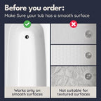 homerella Bathtub Mat Non Slip Kids 40x16 Baby Bath Mat Non Slip Anti Mold - Image 6