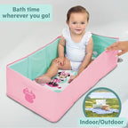 Disney Baby Minnie Mouse Tuckaway Toddler Folding Tub, Converts Shower to - Image 3
