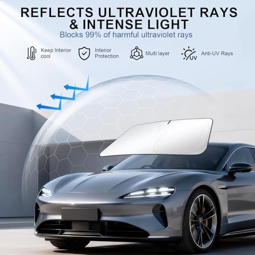 JUSTTOP Windshield Sun Shade for 2020-2026 Toyota Corolla Accessories | - Image 2