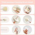 Baby Bottle Brush Kit with Push-Press Bubble and Drying Rack - Image 3