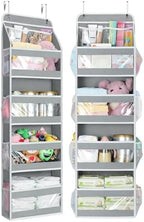 Yecaye 5 Tier Over the Door Organizer, Swing-proof Door Organizer Hanging by Yecaye