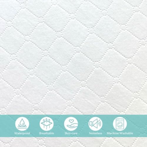 American Baby Company Waterproof Fitted Crib Mattress Protector 52" x 28" - Image 5