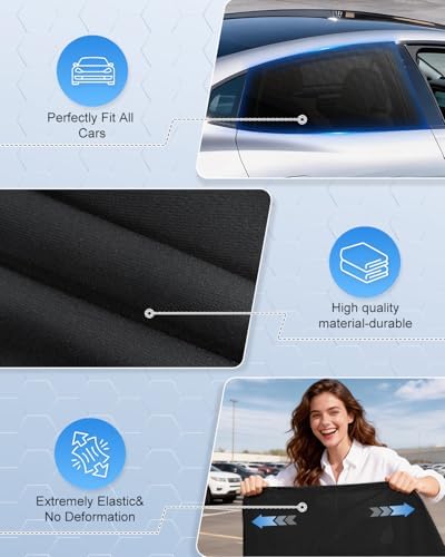 Car Window Shades-Side Window Sun Shades, UV Protection Breathable Spandex Baby - Image 6