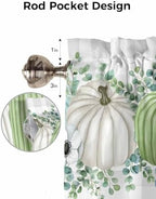 Fall Thanksgiving Kitchen Curtains Valances - Image 7