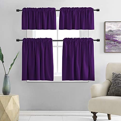 DONREN Royal Purple Window Valances - Image 7