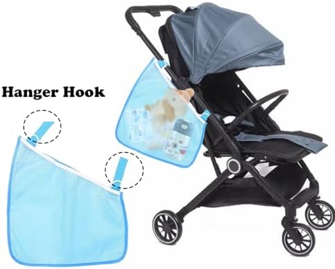 Alovexiong 2 Pack Universal Stroller Organizer Bag, Side Sling Cargo Stroller - Image 3