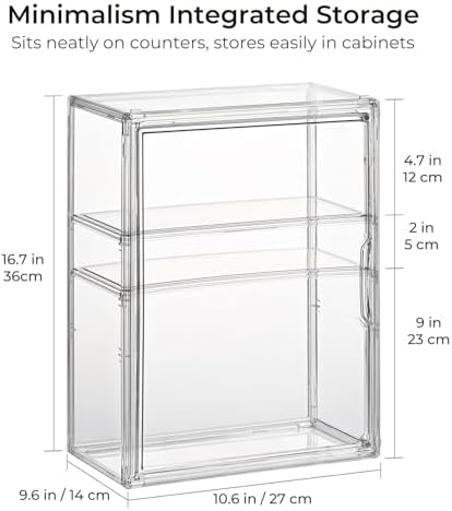 Baby Bottle Organizer – Large Adhesive Wall-Mount 3 Tier Adjustable Acrylic - Image 4