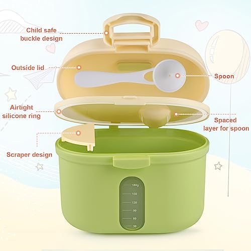 Accmor Baby Formula Dispense On The Go, Portable Milk Powder Formula Dispenser - Image 4