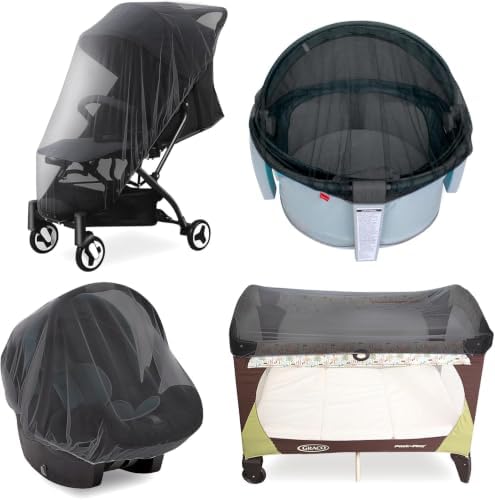 Baby Mosquito Net 2 Pack for Stroller, Bug Netting and Mesh Protection by LoveHome%C2%B7LoveLife
