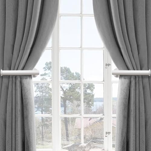 MaxMona Adhesive Curtain Holdbacks, No Drill Tie Backs, 2 Pack - Image 4