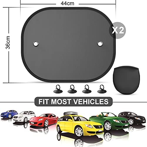 Car Window Shade, 2 Pack Car Sun Shade - Image 3