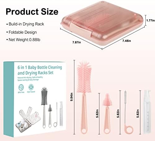 6 in 1 Baby Bottle Cleaner Set - Image 2