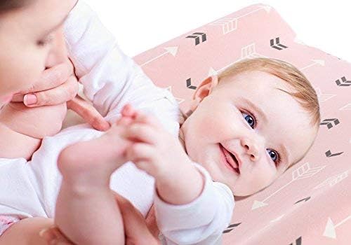 Stretchy Changing Pad Covers BROLEX 2 Pack Jersey Knit Changing Table Covers - Image 6
