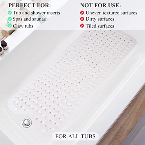 Sheepping Baby Bath Mat Non Slip Extra Long Bathtub Mat - Image 2