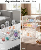 Baby Bottle Organizer, 3 Tier Bottle Storage Organizer - Image 5
