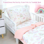 Pea Pod Muslin Toddler Bedding Set 3-Piece - Image 4